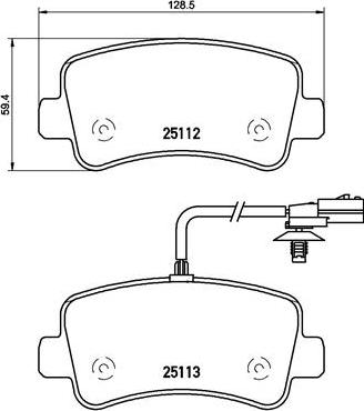 Brembo P 68 063 - Bremžu uzliku kompl., Disku bremzes ps1.lv