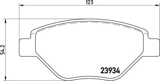 Brembo P 68 031 - Bremžu uzliku kompl., Disku bremzes ps1.lv