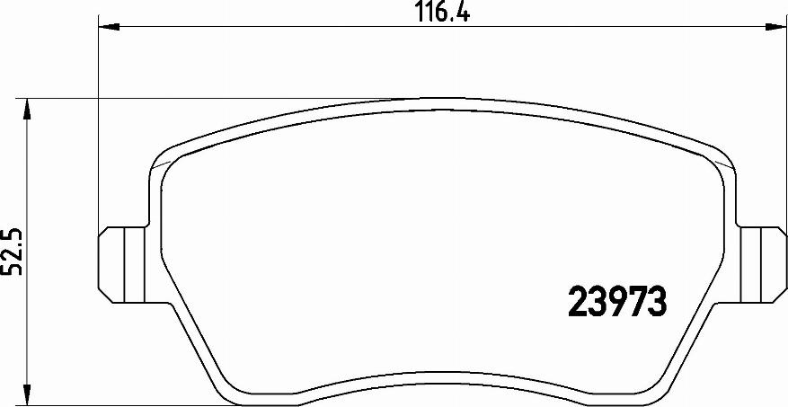 Brembo P 68 033E - Bremžu uzliku kompl., Disku bremzes ps1.lv