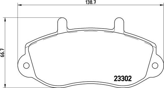 Brembo P 68 025 - Bremžu uzliku kompl., Disku bremzes ps1.lv