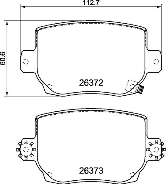 Brembo P 09 030 - Bremžu uzliku kompl., Disku bremzes ps1.lv