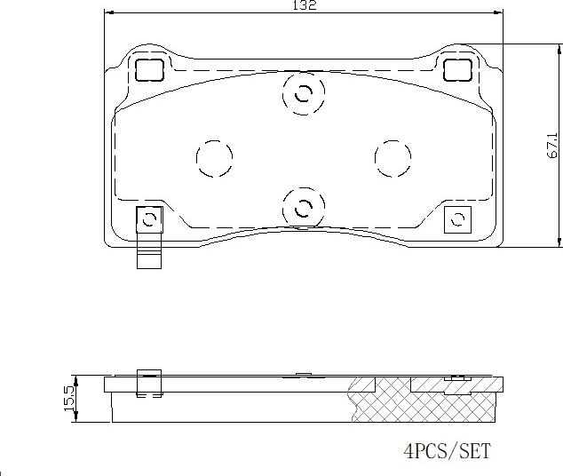 Brembo P 09 028E - Bremžu uzliku kompl., Disku bremzes ps1.lv