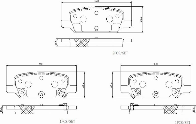 Brembo P 09 027E - Bremžu uzliku kompl., Disku bremzes ps1.lv