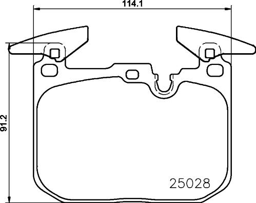 Brembo P 06 096X - Bremžu uzliku kompl., Disku bremzes ps1.lv