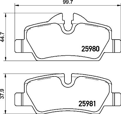 Brembo P 06 090 - Bremžu uzliku kompl., Disku bremzes ps1.lv