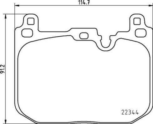 Brembo P 06 097 - Bremžu uzliku kompl., Disku bremzes ps1.lv