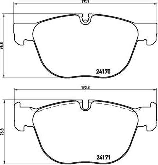 Brembo P 06 049X - Bremžu uzliku kompl., Disku bremzes ps1.lv