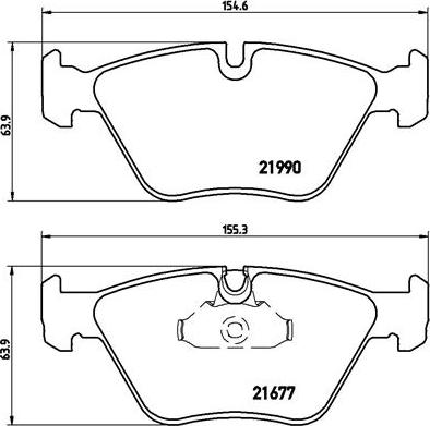 Brembo P 06 065 - Bremžu uzliku kompl., Disku bremzes ps1.lv