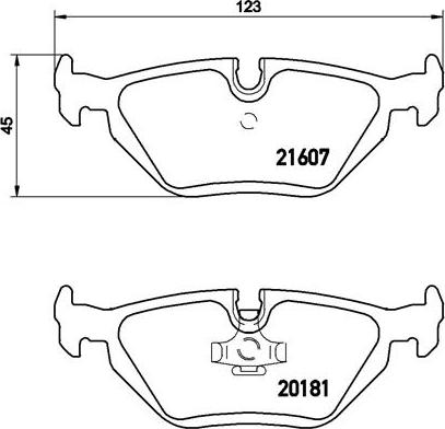 Brembo P 06 013 - Bremžu uzliku kompl., Disku bremzes ps1.lv