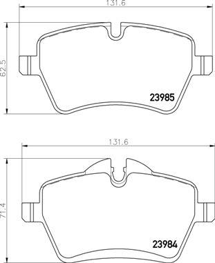 Brembo P 06 086 - Bremžu uzliku kompl., Disku bremzes ps1.lv