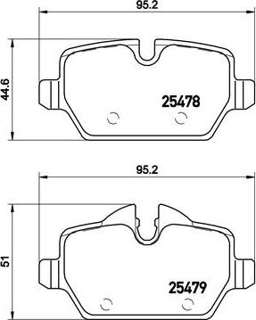 Brembo P 06 080 - Bremžu uzliku kompl., Disku bremzes ps1.lv