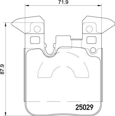 Brembo P 06 087X - Bremžu uzliku kompl., Disku bremzes ps1.lv