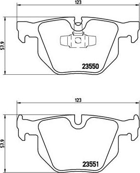 Brembo P 06 039 - Bremžu uzliku kompl., Disku bremzes ps1.lv