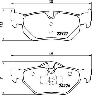 Brembo P 06 038X - Bremžu uzliku kompl., Disku bremzes ps1.lv