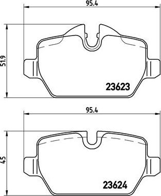 Brembo P 06 037X - Bremžu uzliku kompl., Disku bremzes ps1.lv