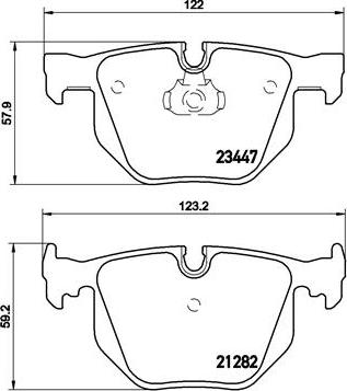 Brembo P 06 029 - Bremžu uzliku kompl., Disku bremzes ps1.lv