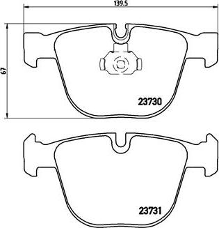 Brembo P 06 026 - Bremžu uzliku kompl., Disku bremzes ps1.lv