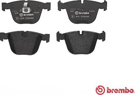 Brembo P 06 026 - Bremžu uzliku kompl., Disku bremzes ps1.lv