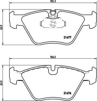 Brembo P 06 022 - Bremžu uzliku kompl., Disku bremzes ps1.lv