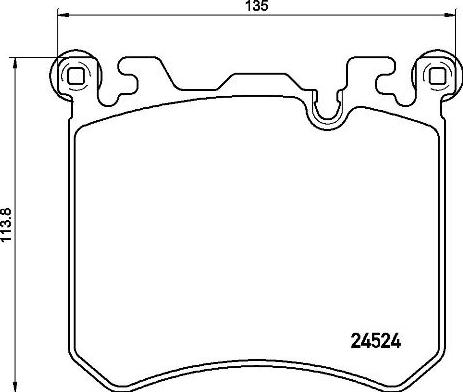 Brembo P 06 077 - Bremžu uzliku kompl., Disku bremzes ps1.lv