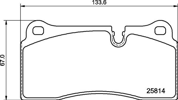 Brembo P 06 111 - Bremžu uzliku kompl., Disku bremzes ps1.lv