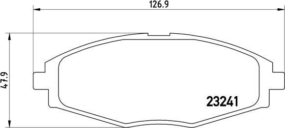 Brembo P 15 006 - Bremžu uzliku kompl., Disku bremzes ps1.lv