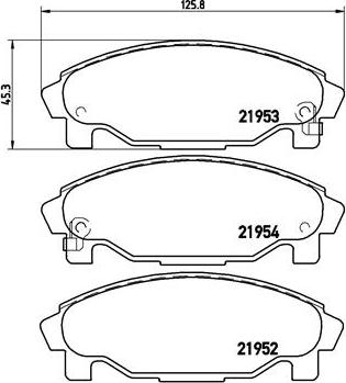 Brembo P 16 007 - Bremžu uzliku kompl., Disku bremzes ps1.lv