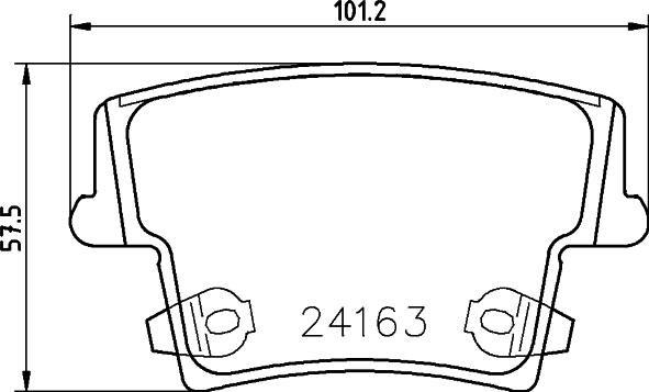 Brembo P 11 018 - Bremžu uzliku kompl., Disku bremzes ps1.lv