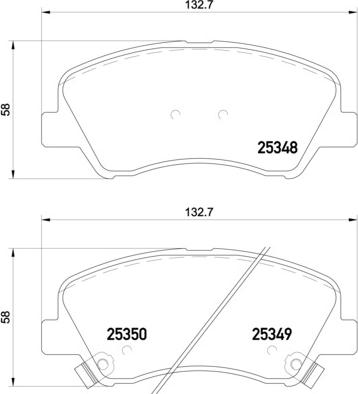 Brembo P 18 025 - Bremžu uzliku kompl., Disku bremzes ps1.lv