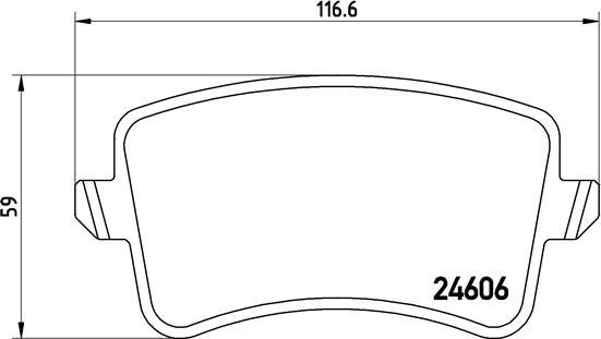 Brembo P 85 099X - Bremžu uzliku kompl., Disku bremzes ps1.lv