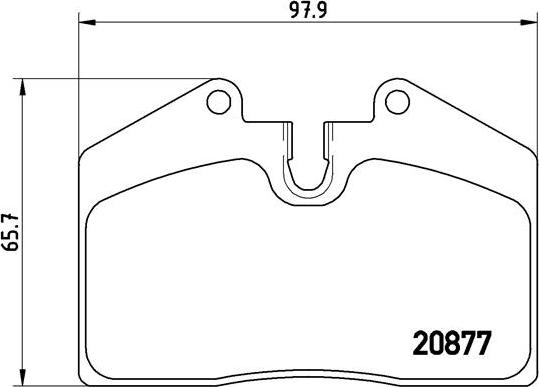 Brembo P 85 094 - Bremžu uzliku kompl., Disku bremzes ps1.lv