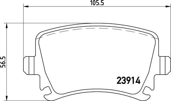 HELLA PAGID 8DB355011761 - Bremžu uzliku kompl., Disku bremzes ps1.lv