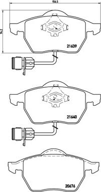 Brembo P 85 040 - Bremžu uzliku kompl., Disku bremzes ps1.lv