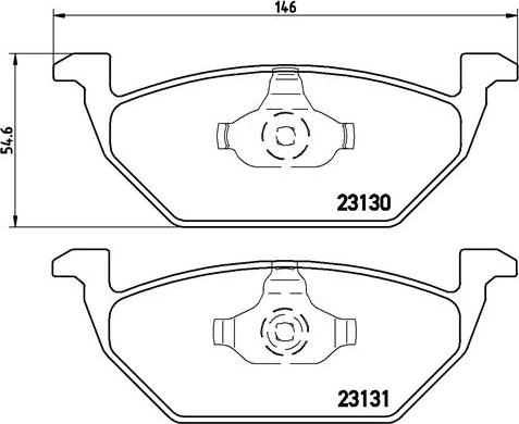 Brembo P 85 041X - Bremžu uzliku kompl., Disku bremzes ps1.lv