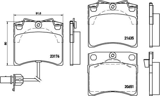 Brembo P 85 048 - Bremžu uzliku kompl., Disku bremzes ps1.lv