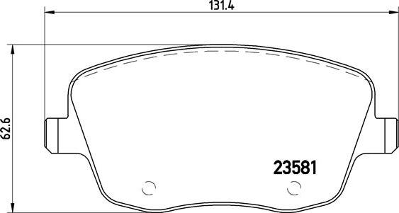 Brembo P 85 057X - Bremžu uzliku kompl., Disku bremzes ps1.lv