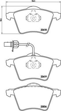 Brembo P85062N - Bremžu uzliku kompl., Disku bremzes ps1.lv