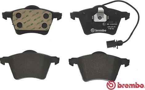 Brembo P 85 062 - Bremžu uzliku kompl., Disku bremzes ps1.lv