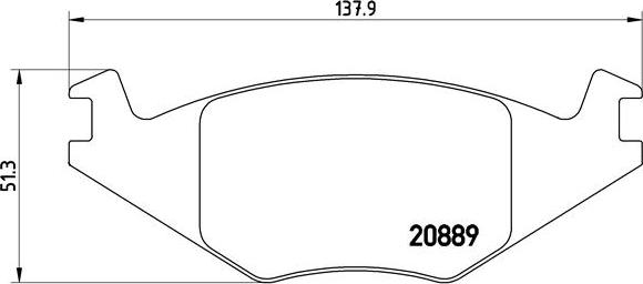 Brembo P 85 019 - Bremžu uzliku kompl., Disku bremzes ps1.lv