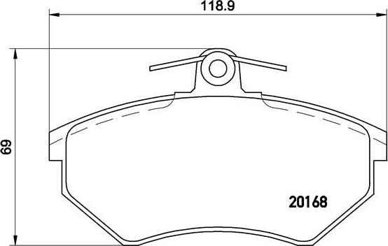 Brembo P 85 015 - Bremžu uzliku kompl., Disku bremzes ps1.lv