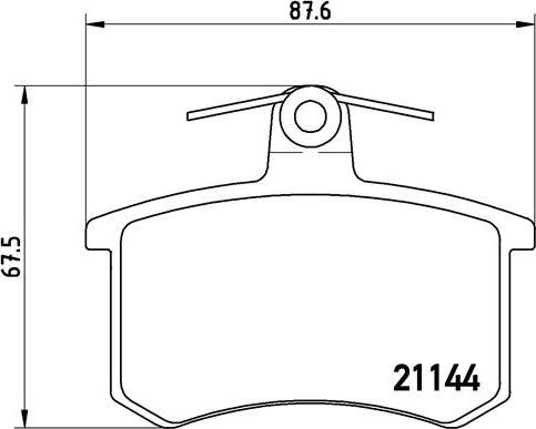 Brembo P 85 013 - Bremžu uzliku kompl., Disku bremzes ps1.lv