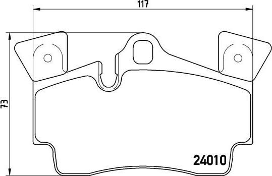 Brembo P 85 088 - Bremžu uzliku kompl., Disku bremzes ps1.lv