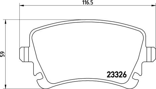 Brembo P 85 083 - Bremžu uzliku kompl., Disku bremzes ps1.lv