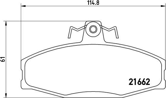 Brembo P 85 022 - Bremžu uzliku kompl., Disku bremzes ps1.lv