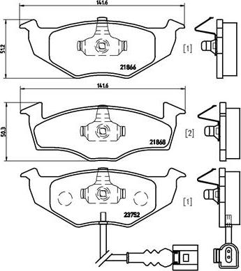 Brembo P 85 071 - Bremžu uzliku kompl., Disku bremzes ps1.lv