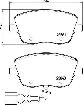 Brembo P 85 077 - Bremžu uzliku kompl., Disku bremzes ps1.lv