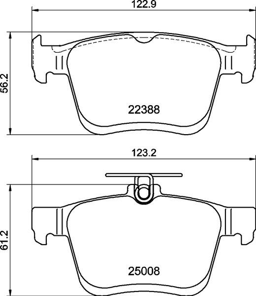 Brembo P 85 191 - Bremžu uzliku kompl., Disku bremzes ps1.lv