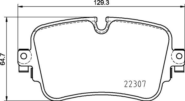 Brembo P 85 161 - Bremžu uzliku kompl., Disku bremzes ps1.lv