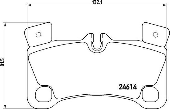 Brembo P 85 103 - Bremžu uzliku kompl., Disku bremzes ps1.lv