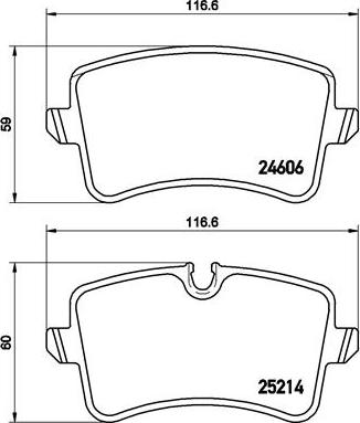 Brembo P 85 118 - Bremžu uzliku kompl., Disku bremzes ps1.lv